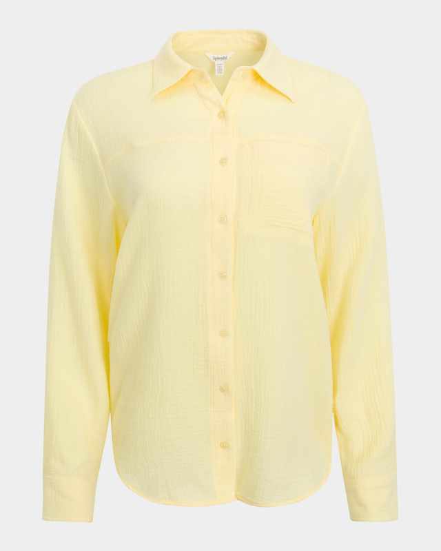 Kit Cotton Gauze Button-Front Shirt